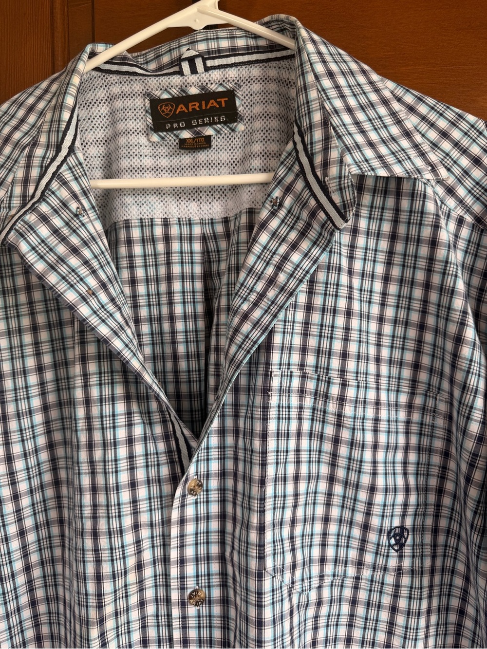 ARIAT PRO SERIES PLAID SHORT SLEEVE BUTTON UP 🐂